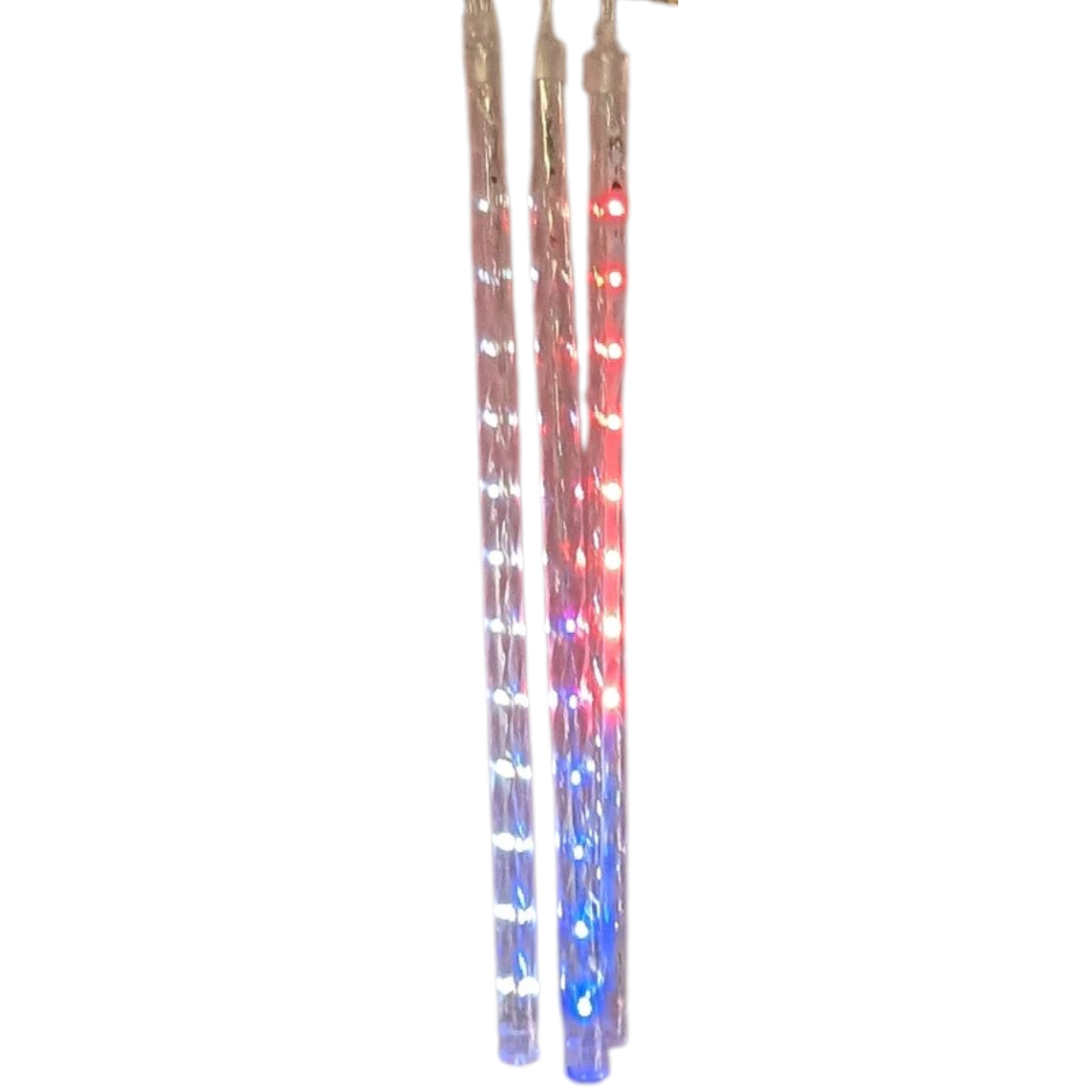Patriotic Meteor Lighting - 240 LED 10 Piece Set