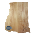 Vermont Artisan  Shape Of Rhode Island  Cutting Board