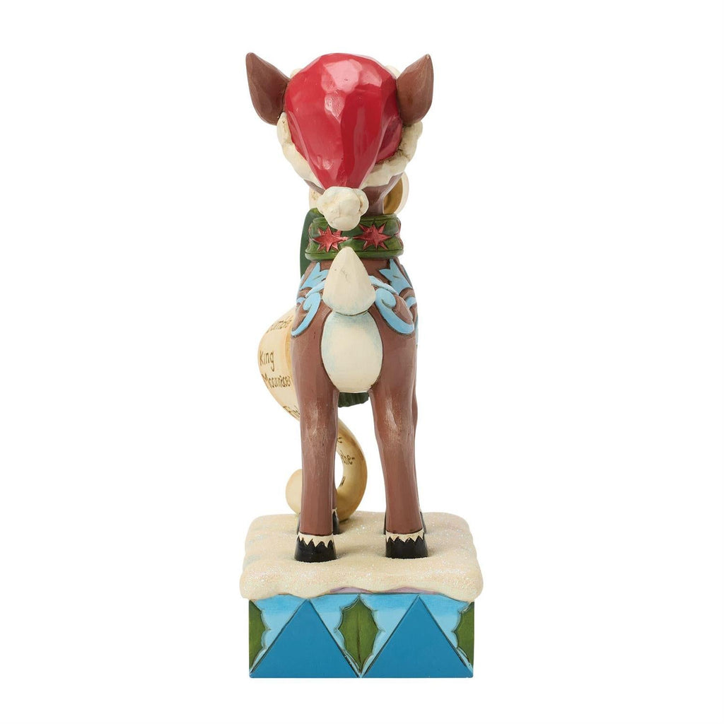 Rudolph with List in Mouth Figurine