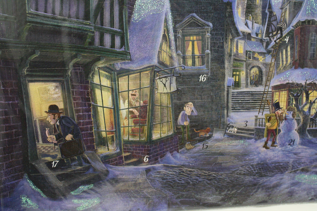 Enchanted Moonlit Village - Wall Advent Calendar