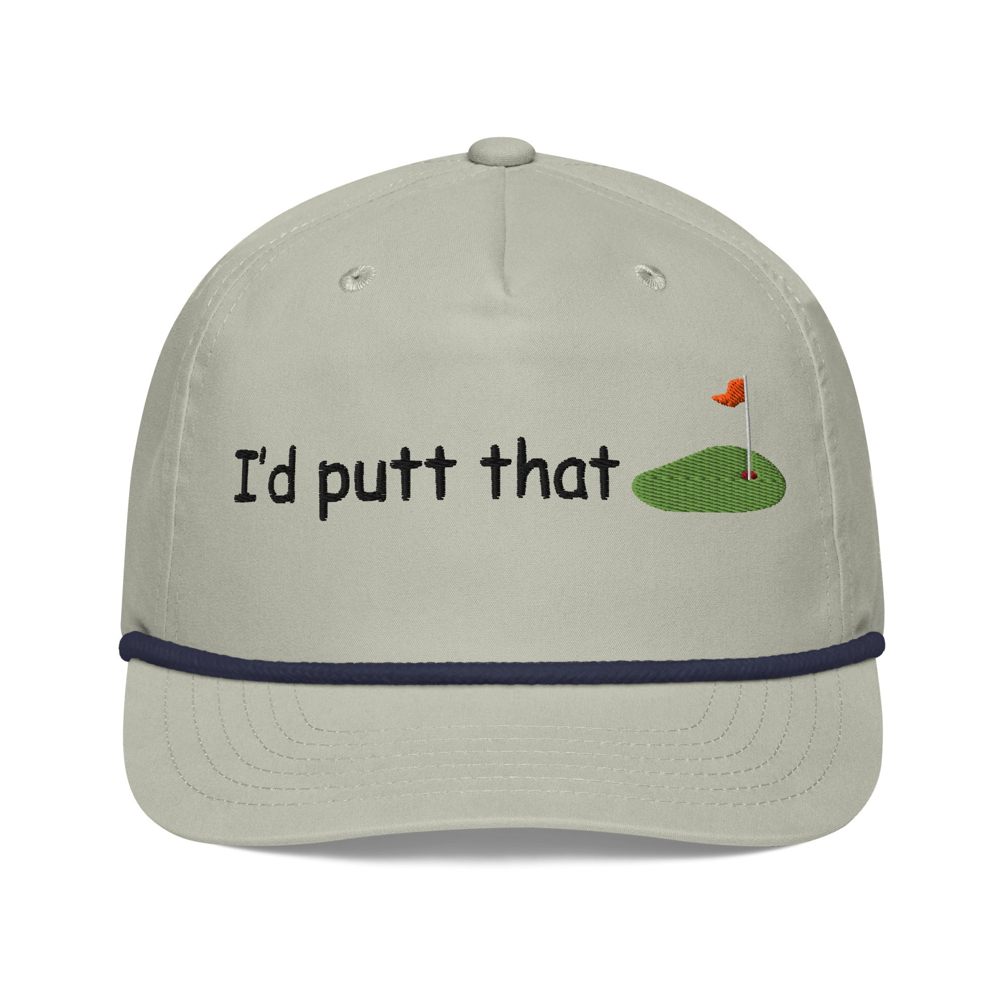 Tee-bone I’d putt that - Golf rope cap