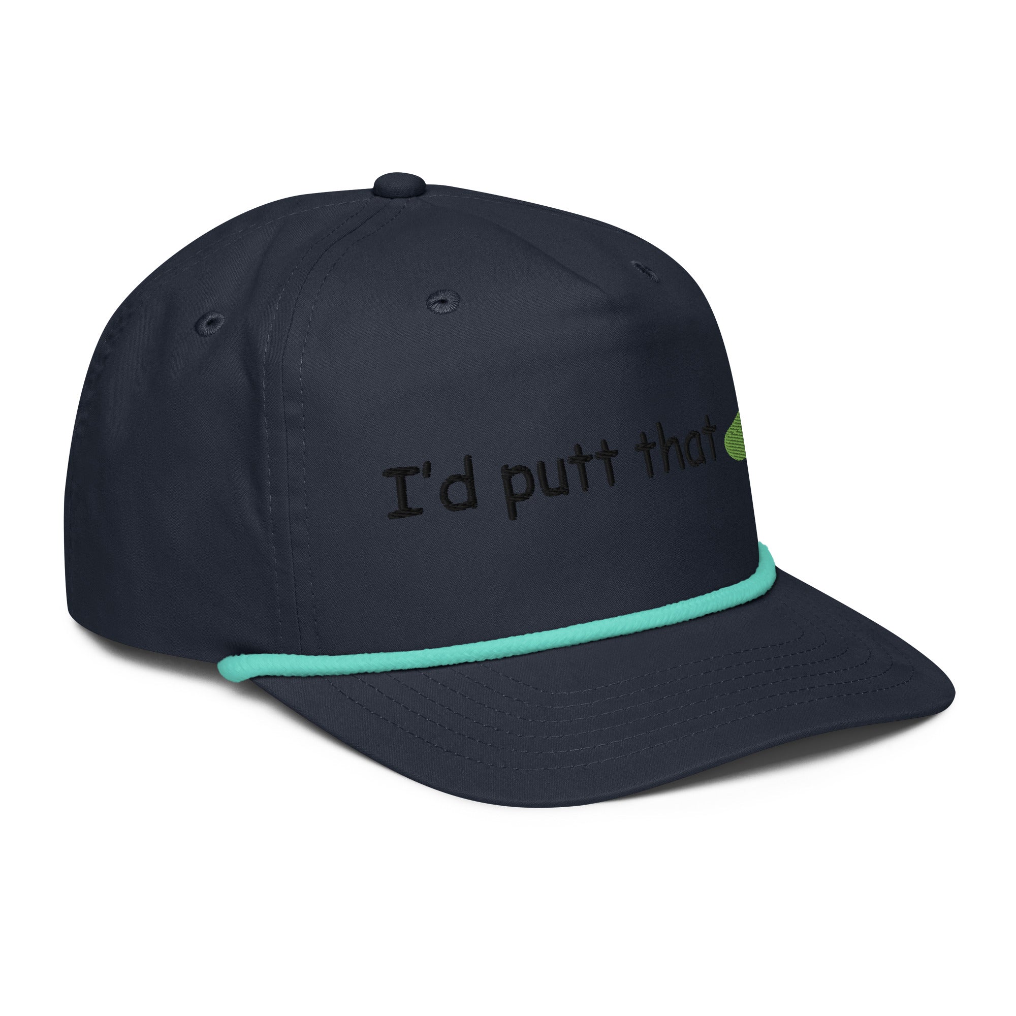Tee-bone I’d putt that - Golf rope cap