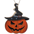 The Grand Jack-O'-Lantern Wooden Ornament