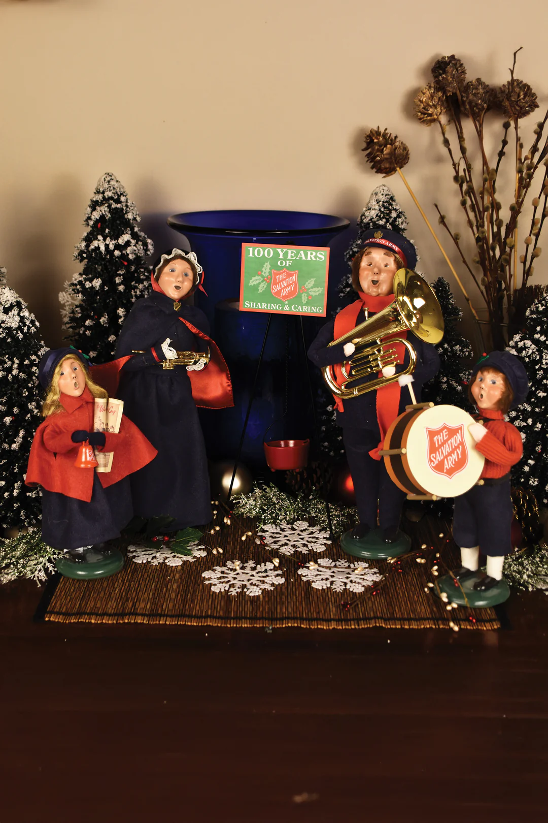 Salvation Army Boy with Drum Caroler