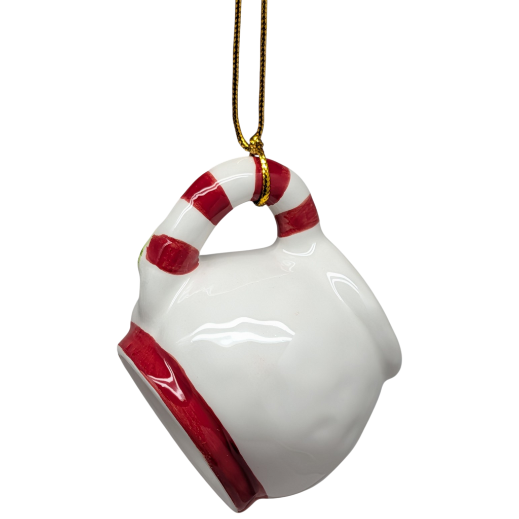 Holiday Icon Mug Ornament - Santa