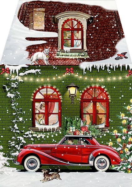 Miniature Advent Card - The Christmas Homecoming