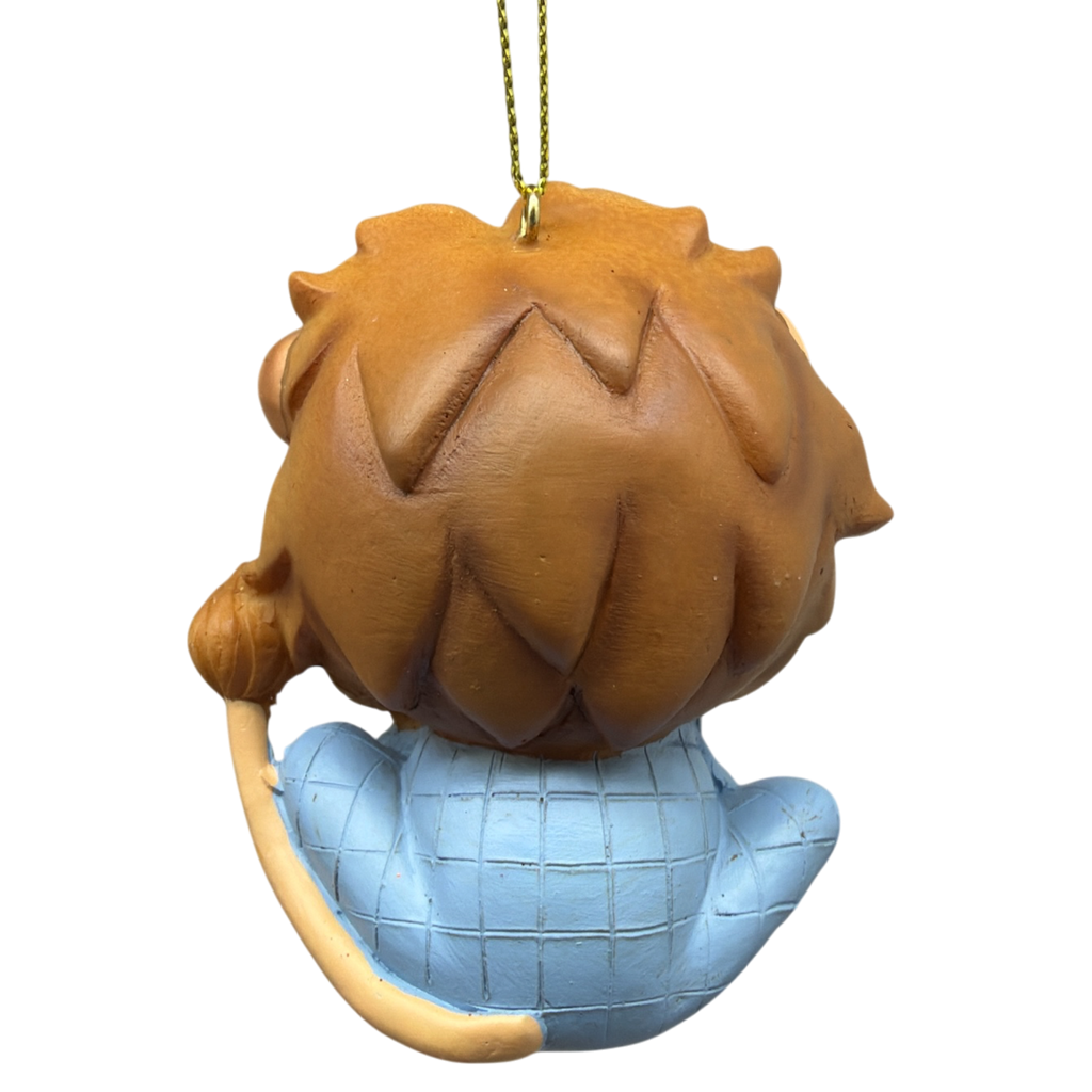 Festive Jungle Lion Pajama Ornament