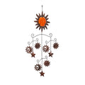 Metal & Fused Glass Sun & Moon Mobile