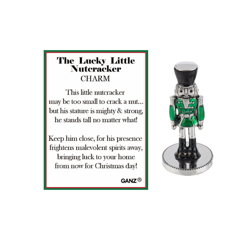 Lucky Little Nutcracker Charm - Green