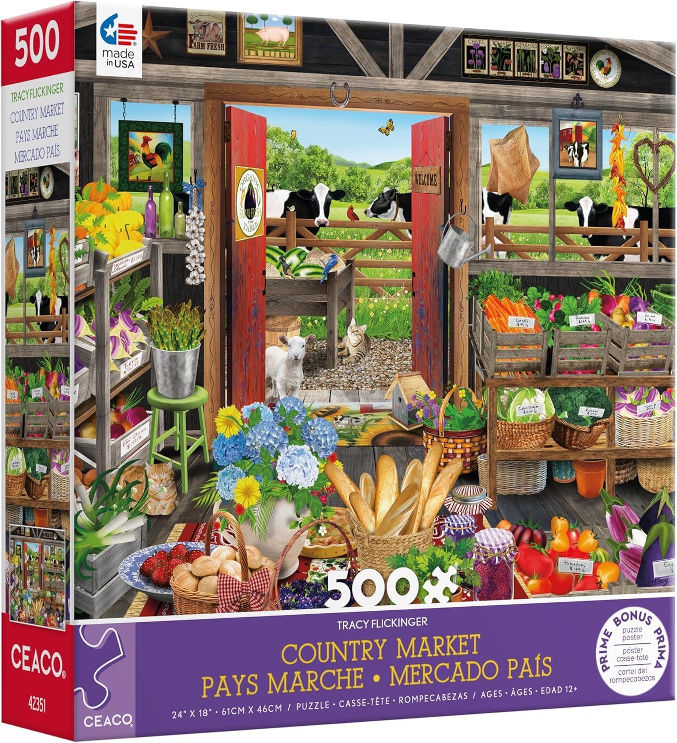 Country Market - 500 Piece Jigsaw Puzzle