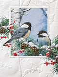 Chickadee Duo Boxed Christmas Cards