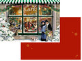 Cozy Cafe Christmas Advent Calendar Card