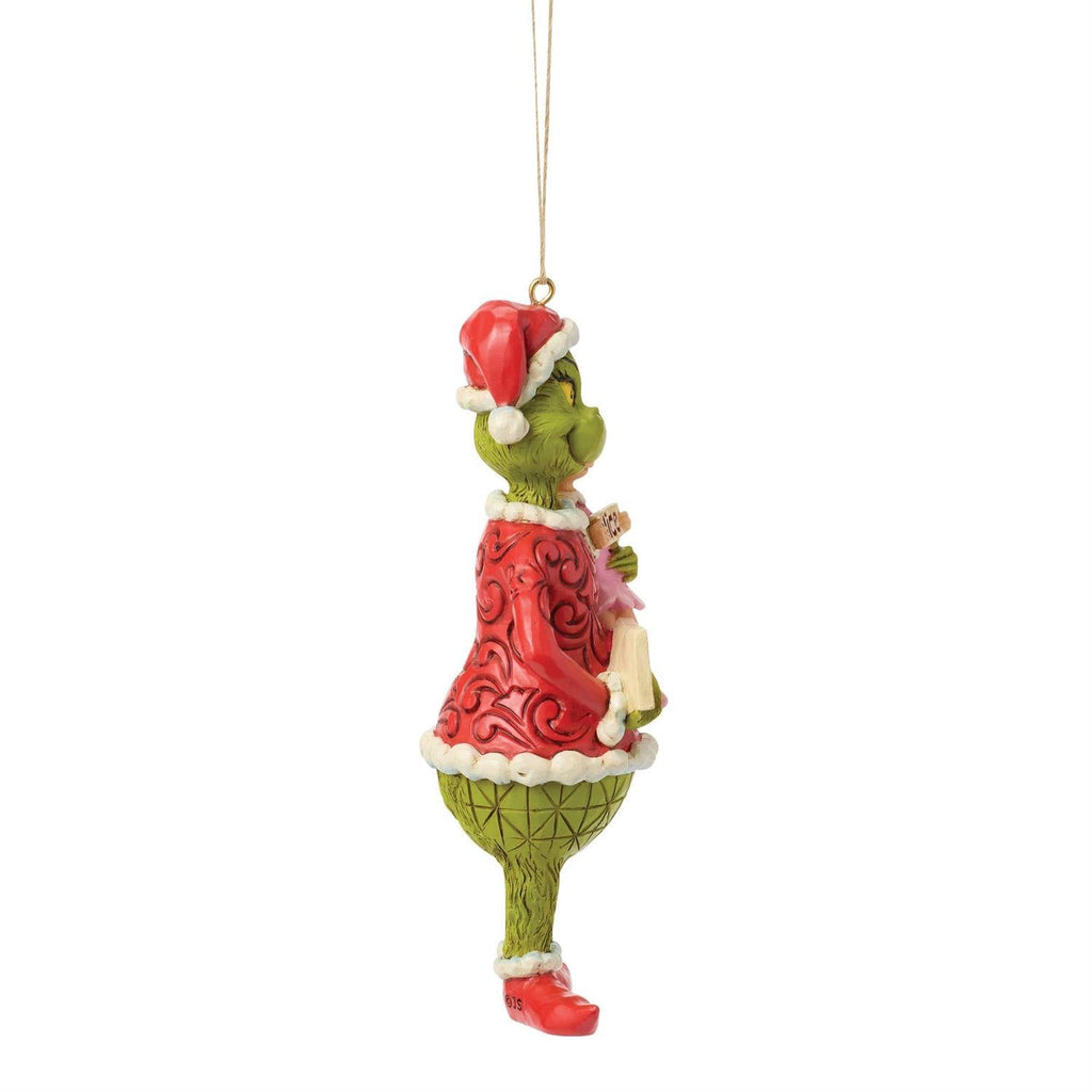Grinch and Cindy Lou with Sign Ornament