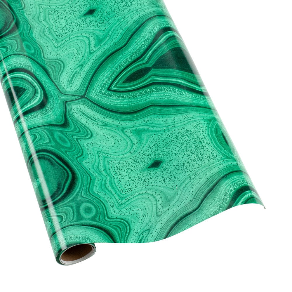 Malachite Gift Wrapping Paper - 30" x 8' Roll