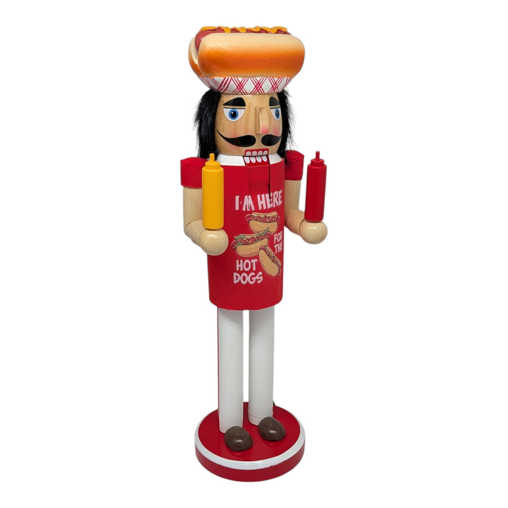 Here For The Hot Dogs Nutcracker