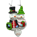 Snowman Couple 1st Christmas Ornament