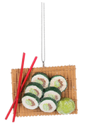 Asian Delight Food Ornament - Sushi Roll