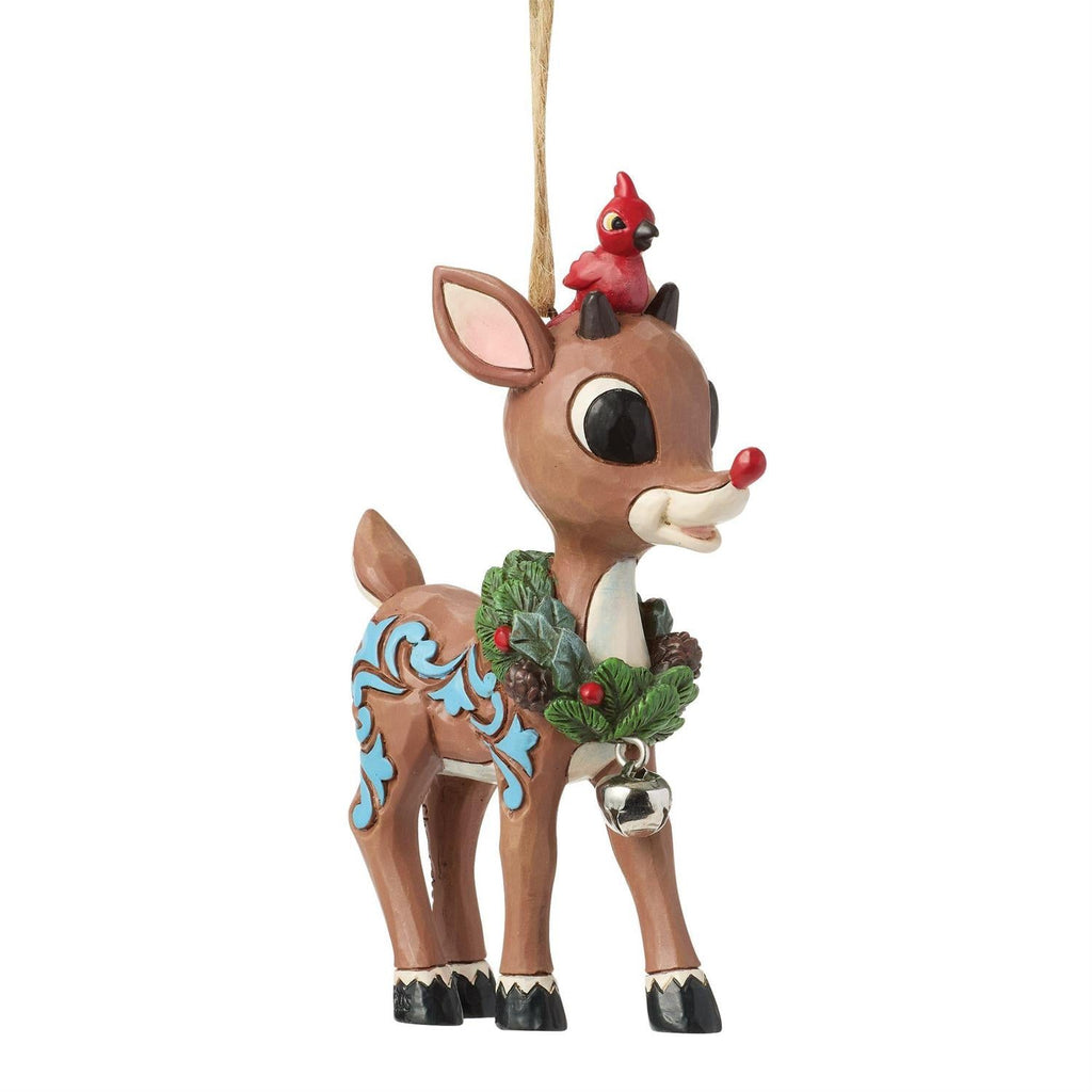 Rudolph with Wreath Ornament