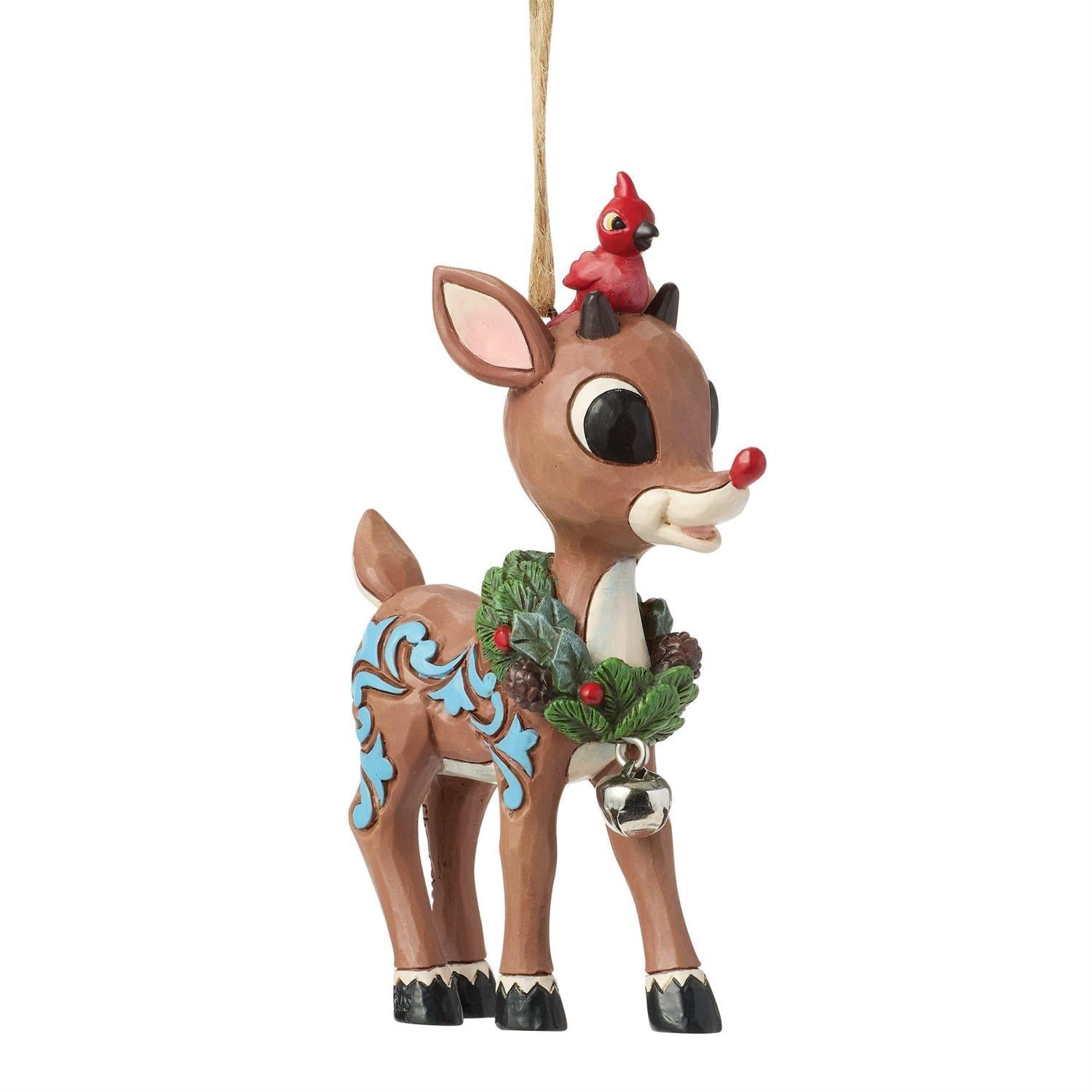 Rudolph with Wreath Ornament