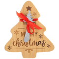 Evergreen Christmas Tree Serving Board with Spreader