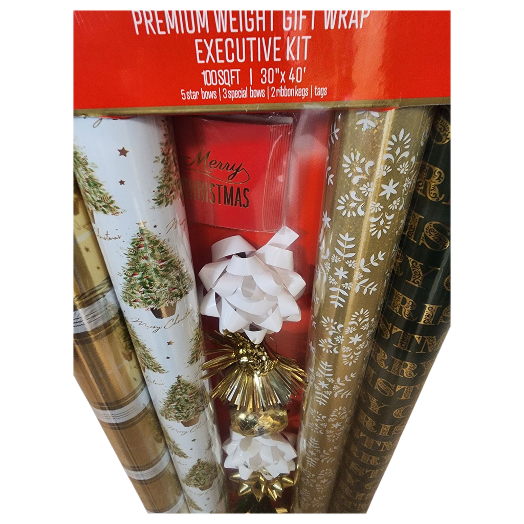 Premium Executive Gift Wrap Kit - Gold