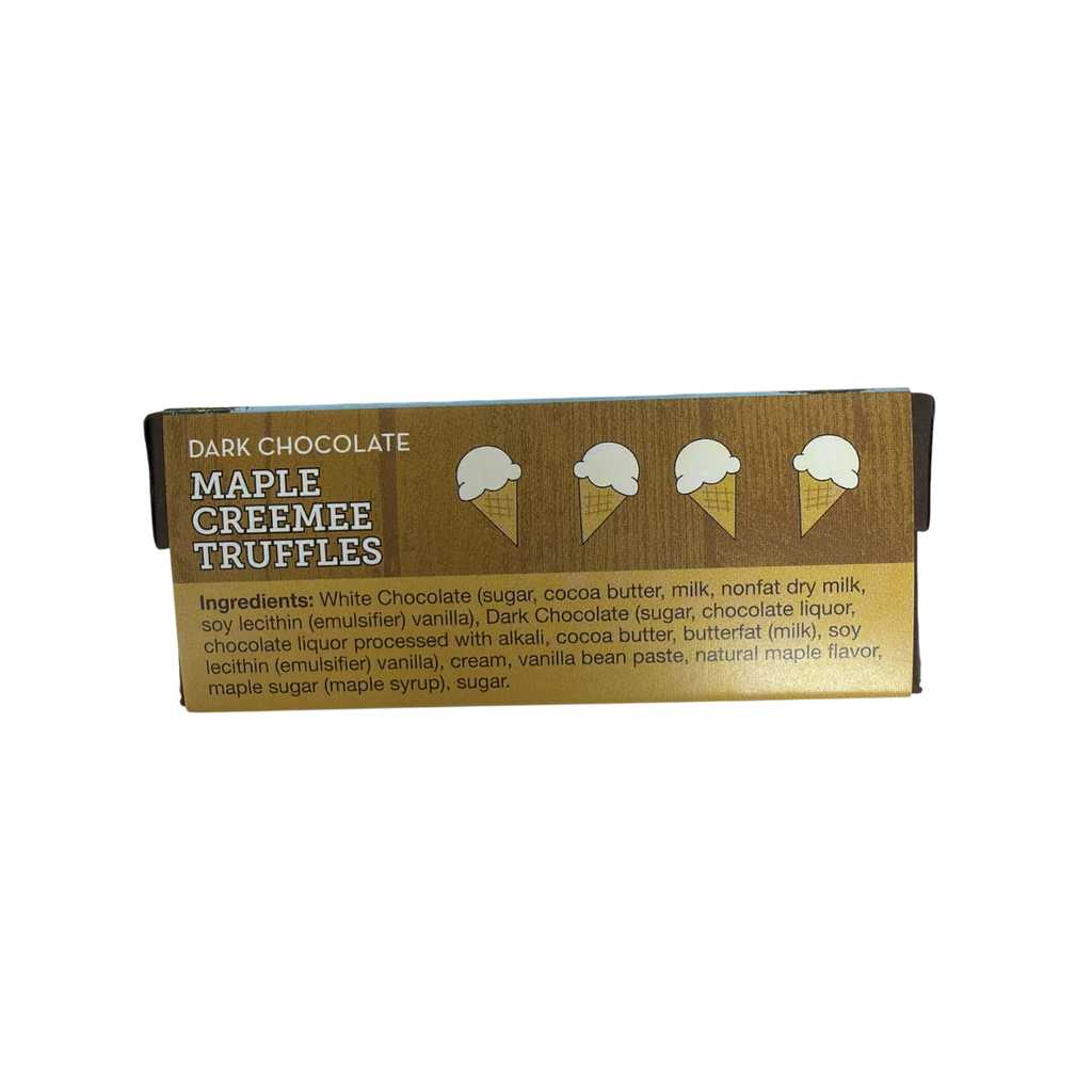 Dark Chocolate Maple Creemee Truffles - 2 Piece
