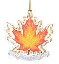 Vermont Maple Leaf Collectible Brass Ornament
