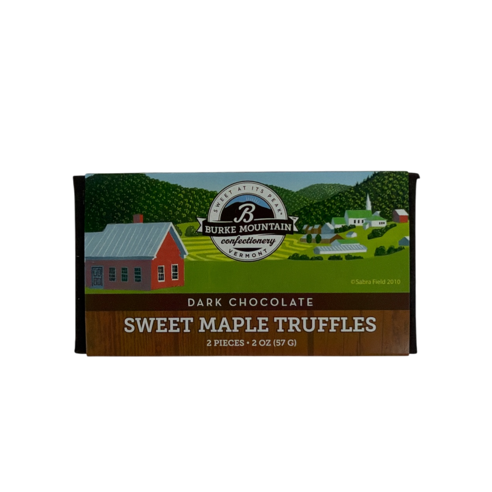 Dark Chocolate  Sweet Maple Truffles - 2 Piece