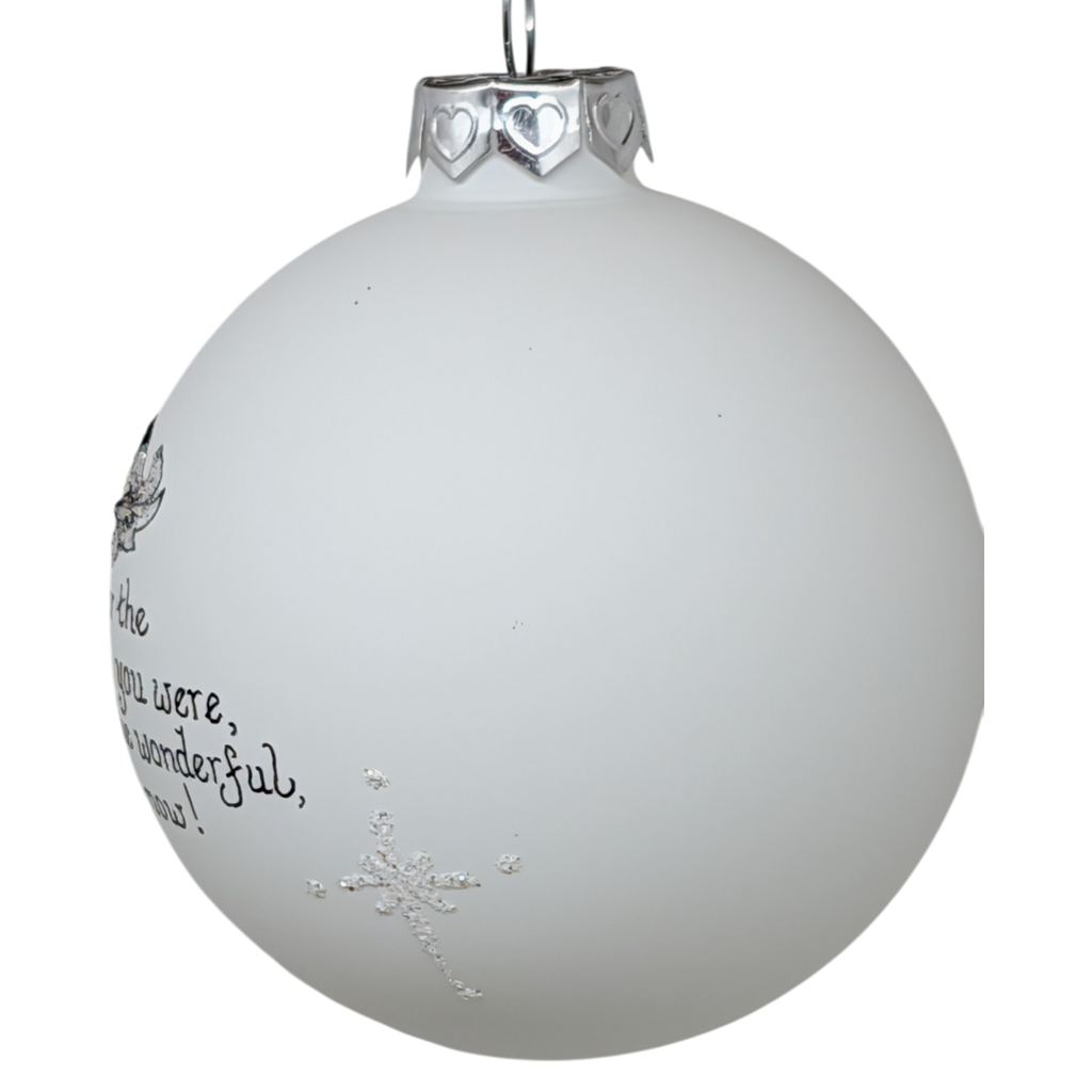 Christmas Keepsake Glass Ornament - Daughter - You are Loved