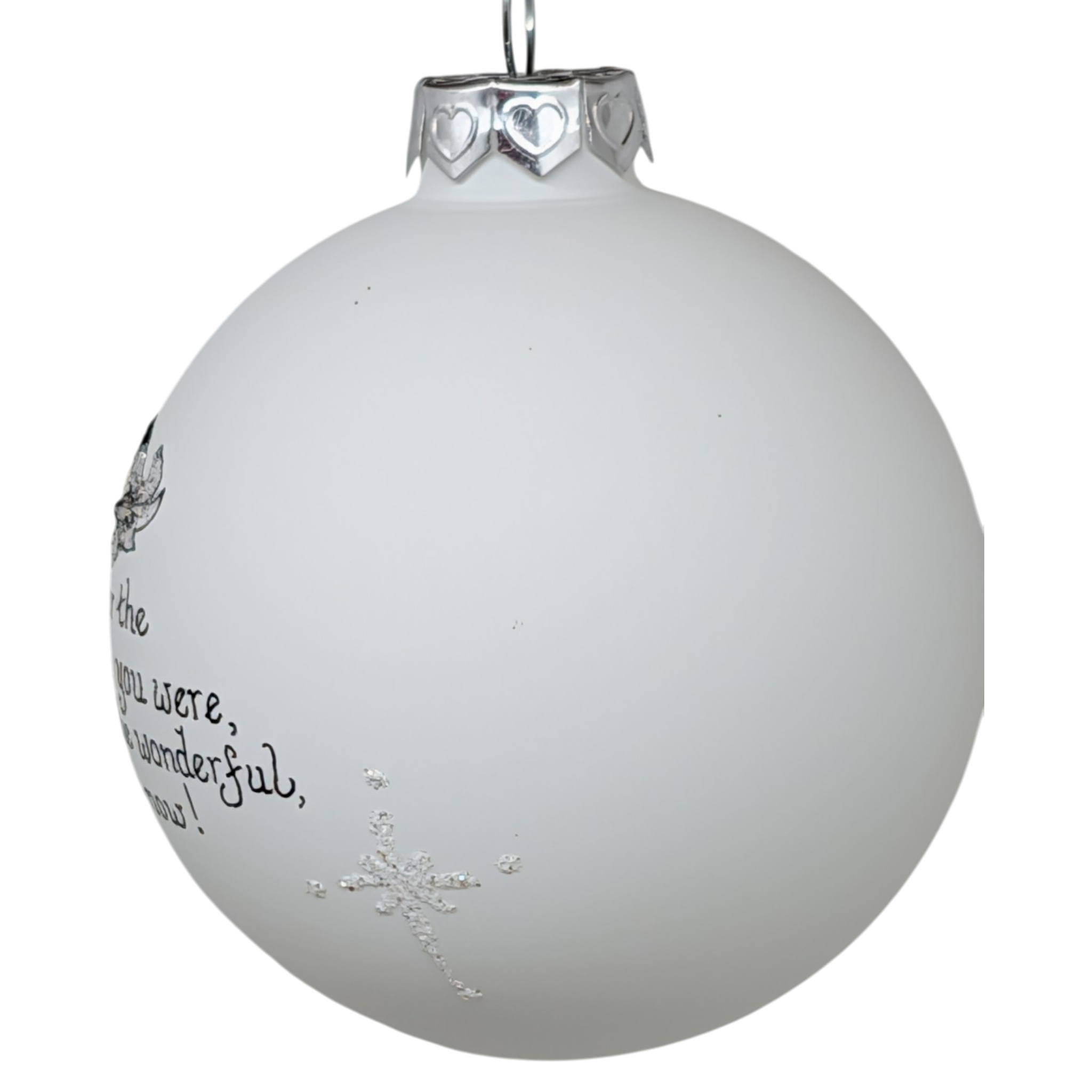 Christmas Keepsake Glass Ornament - Daughter - You are Loved