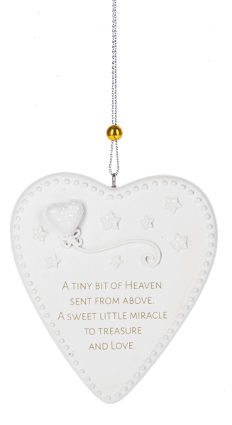 Miracle Baby Ornament - A Tiny Bit Of Heaven Sent From Above