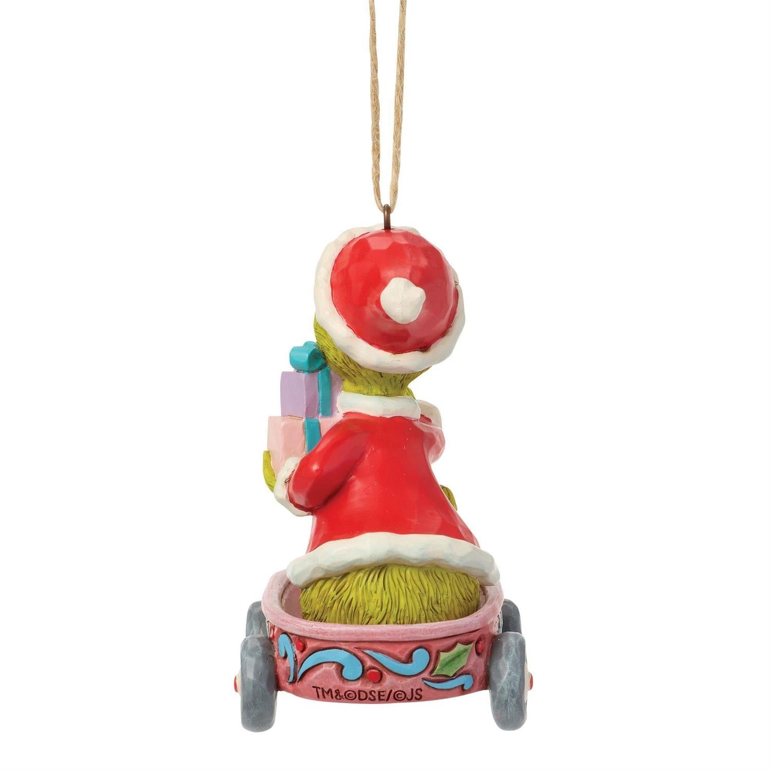 Grinch in Wagon Ornament