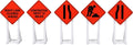 Roadside Construction Signs - Set of 5