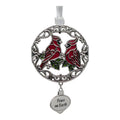 Pair of Peace Cardinals - Colors of Christmas Ornament