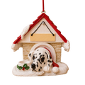 Ceramic Doghouse Ornament - Dalmatian