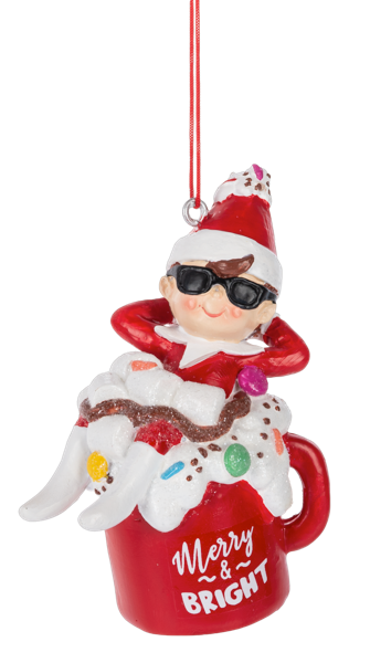 Sweet Shop Elf Ornaments - Mug