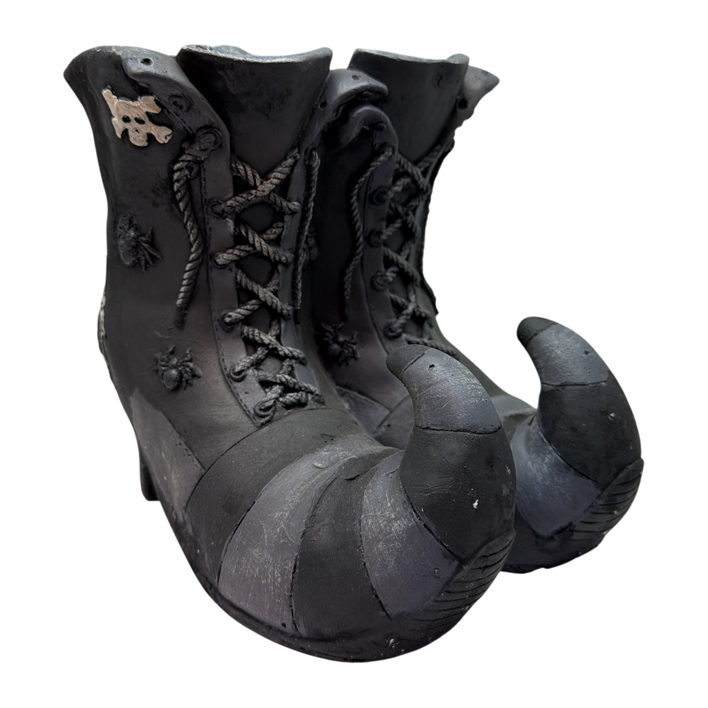 Halloween Witch Boots - Black
