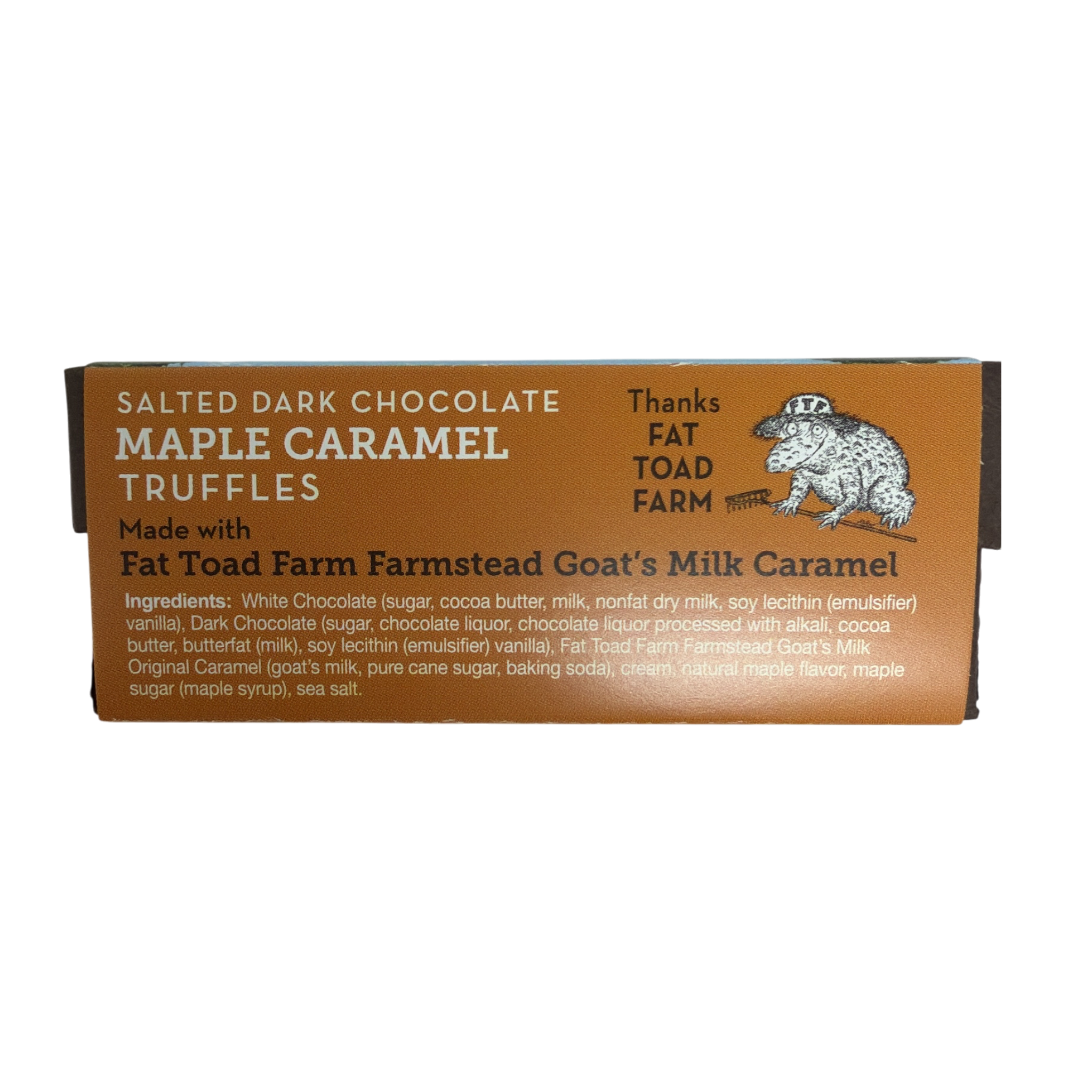 Salted Dark Chocolate Maple Caramel Truffles - 2 Piece