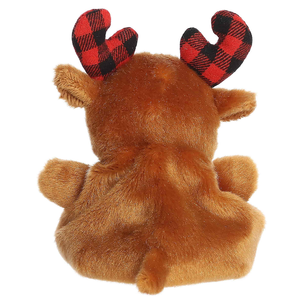 Clove Plaid Moose Palm Pal