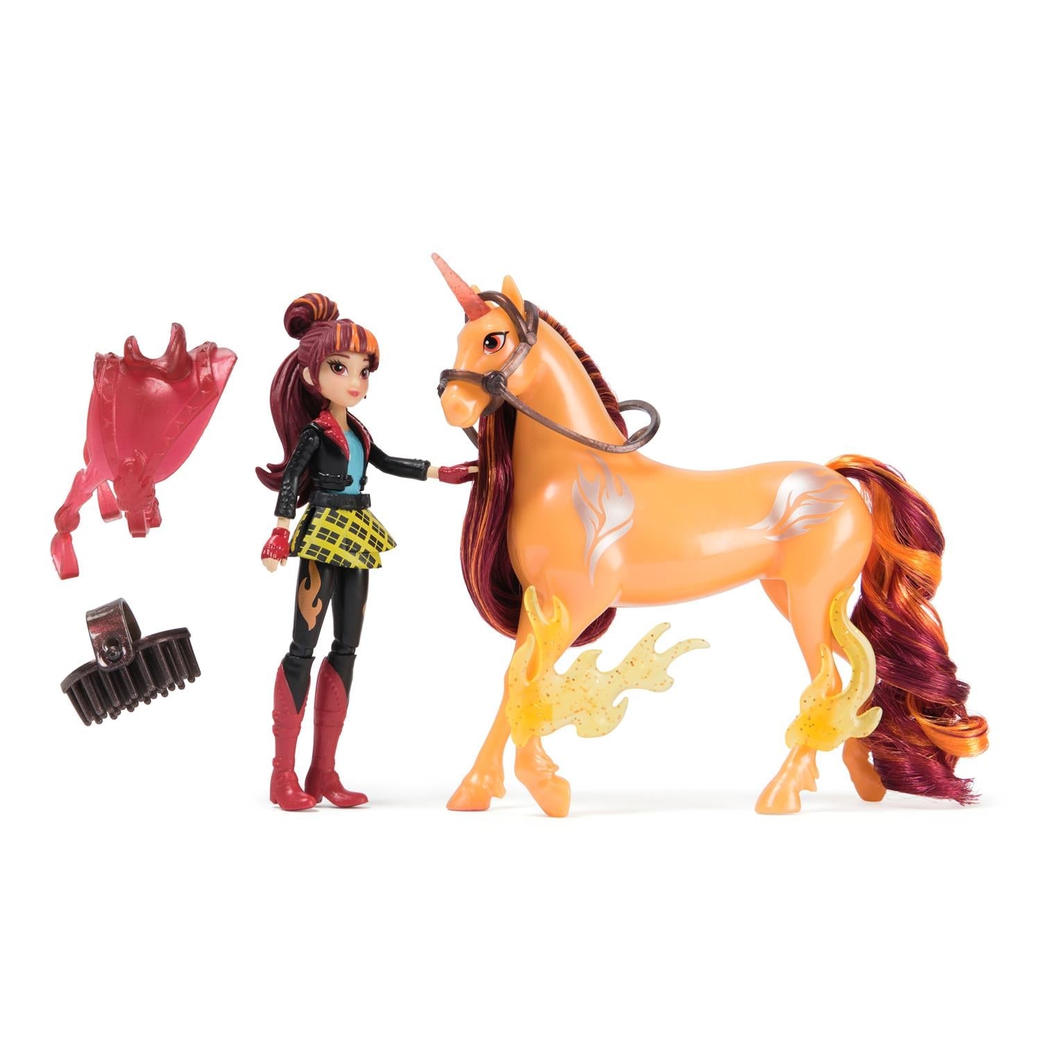 Unicorn Academy Power of Friendship-Themed Valentina and Cinder Set