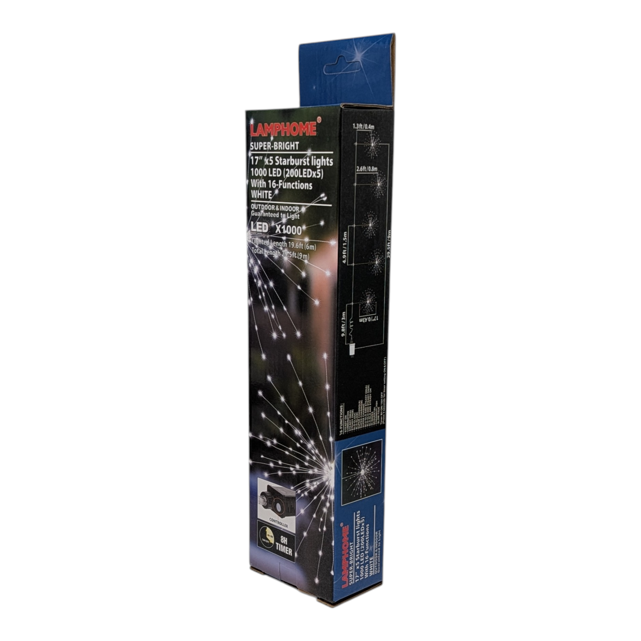 Starburst 5 Piece Light Set - 1000 LED - Cool White