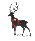 Metal Reindeer Silhouette - Looking Forward