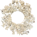 Flocked White Artifical Pine Wreath