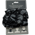 Headband/Scarf Black and White Paisley