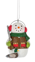 Snowman Duck Hunter Ornament
