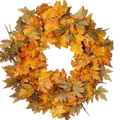 26" Harvest Maple Leaf Wreath