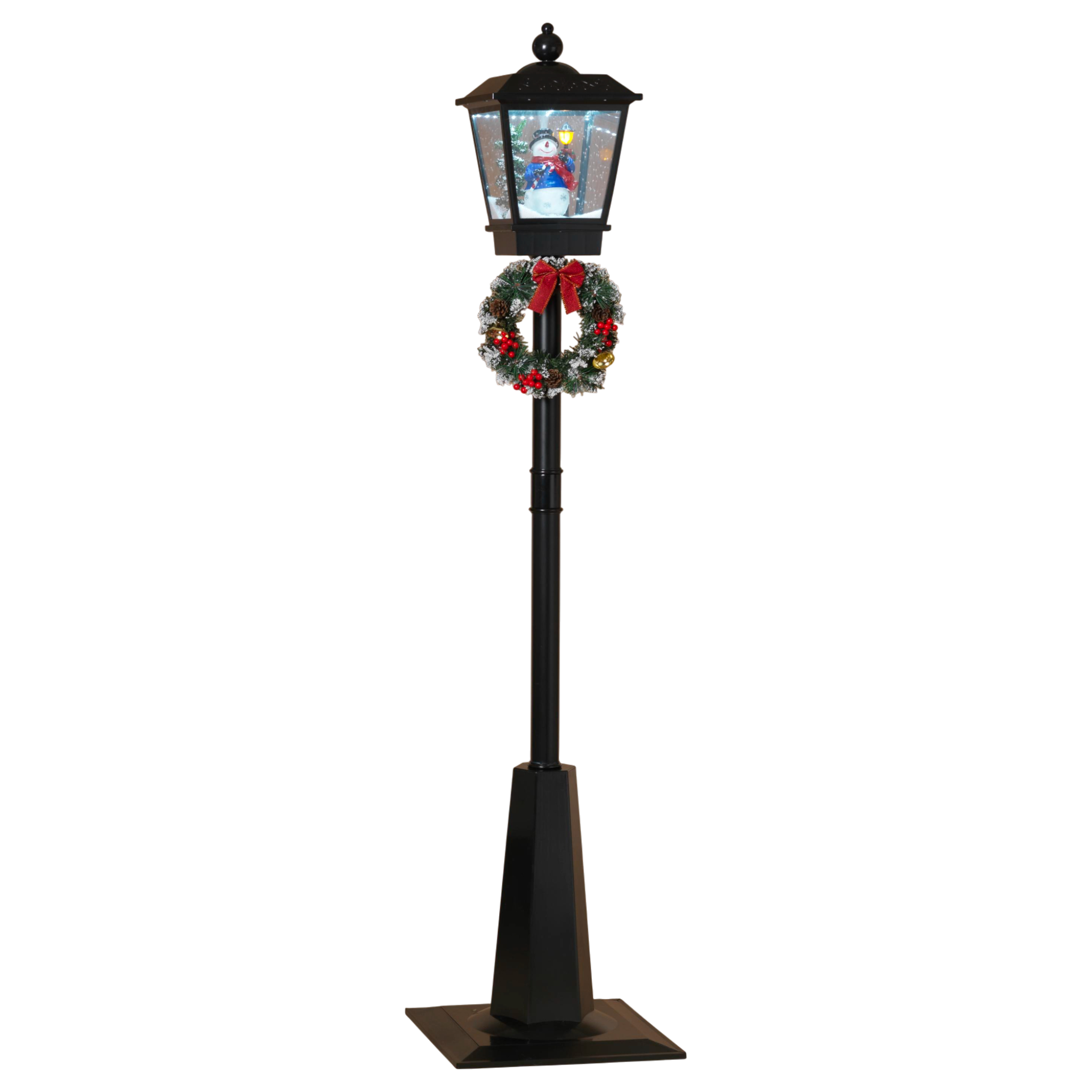 Lighted Musical Snowing Floor Lamp - 70 Inches