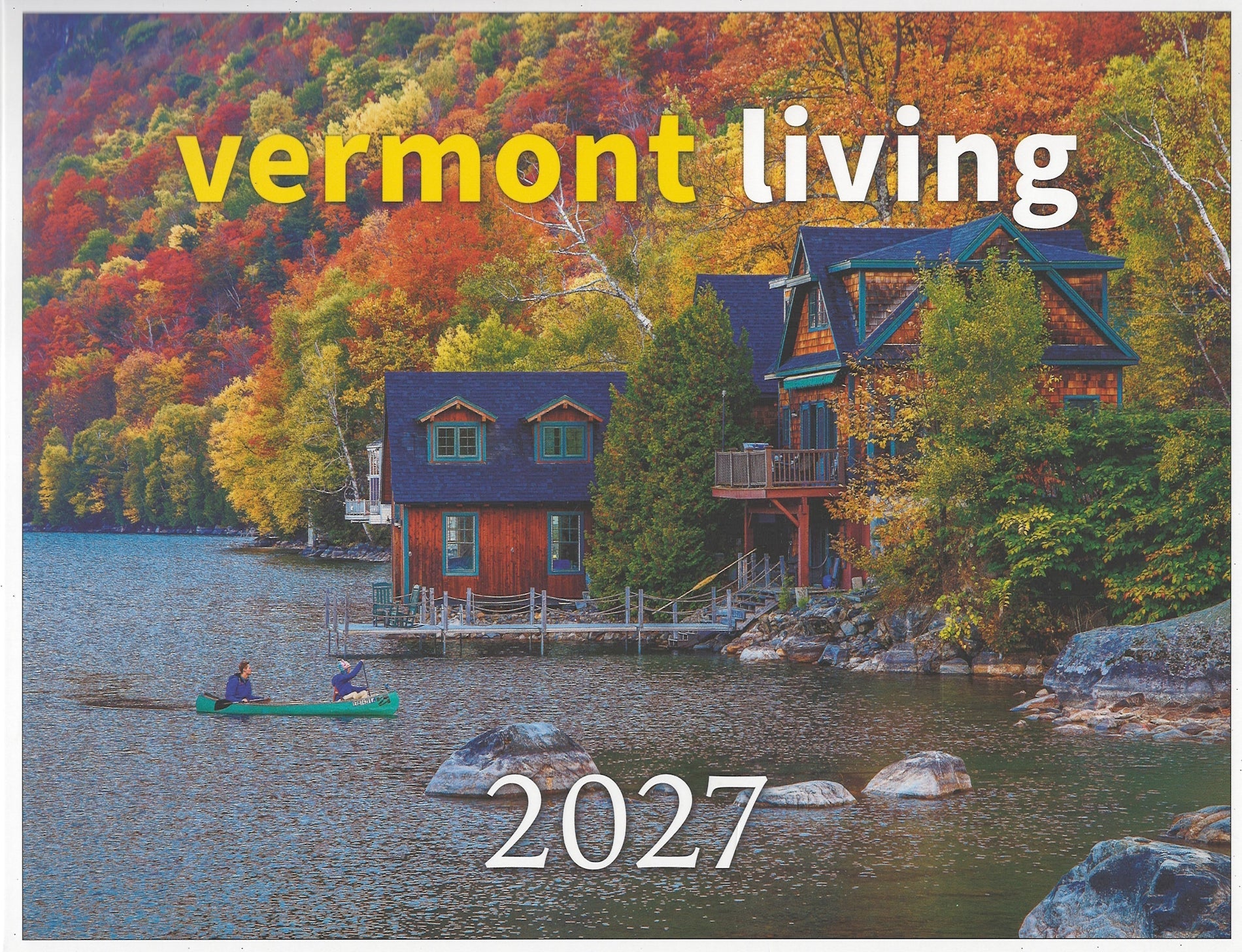 2027 Vermont Living Wall Calendar