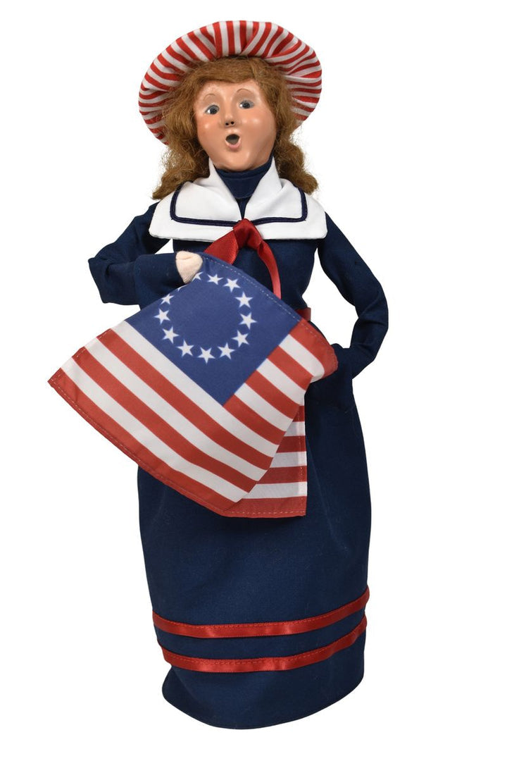 Lady Liberty Caroler by Byers' Choice