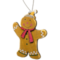 Pepper's Joyful Dance: Hand-Painted Plywood Ornament